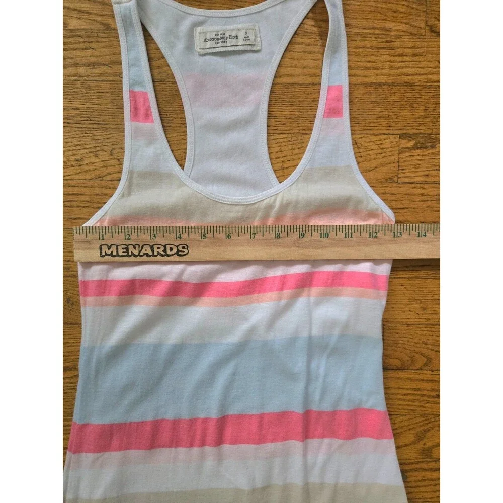 Abercrombie & Fitch Womens Striped Sleevless Maxi Sun Dress Size Small